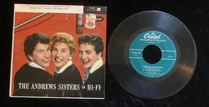 The Andrews Sisters In Hi-Fi (LP, 1956, Capitol Records,  Mono)  Part 2 Rum&coke - Picture 1 of 3