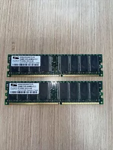 2 ProMOS 256MB DDR400Mhz SDRAM PC3200 DIMM V826632K24SATG-D3 Desktop RAM Modules - Picture 1 of 5