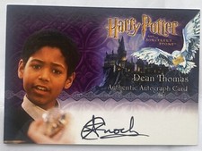 Harry Potter Alfred Enoch Dean Thomas Auto Trading Card PS SS Philosophers Stone