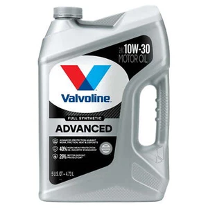 Advanced Full Synthetic 10W-30 Motor Oil 5 QT, Case of 3 - Picture 1 of 4