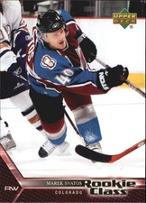 2005-06 UD Rookie Class Colorado Avalanche Hockey Card #4 Marek Svatos