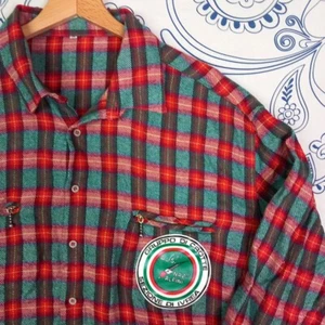 ALPINI SEZIONE DI IVREA GRUPPO DI CROTTE VINTAGE CAMICIA BOSCAIOLO FLANELLA XXL - Imagen 1 de 13