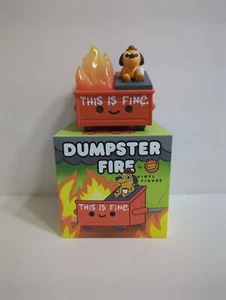 100% Soft - Little Dumpster Fire - This is Fine Dog Vinyl Figure - Picture 1 of 5