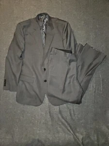 Cerruti 1881 Lanificio Wool Blazer Men's 44 2 Piece 36x29 (True) Charcoal Gray - Picture 1 of 22