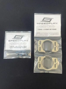 Speedplay X-series cleat set stage for X1, X2 and X5 pedals and EXTRA SCREW SET - Picture 1 of 5