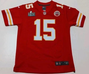 Patrick Mahomes Nike On Field Jersey Super Bowl LIV Number 15 Youth Medium Red - Picture 1 of 13