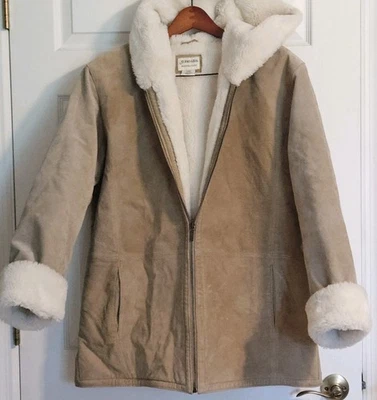 Washable Suede Zip Jacket Women's Large Winter Snowy Foto 1 de 4