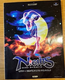 NiGHTS Nights Soundtrack Sheet Music CD Sega Saturn Slight Damage From Japan
