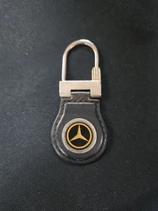 MERCEDES BENZ KEY CHAIN LEATHER FOB - Picture 1 of 4