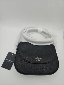 Borsa da donna Kate Spade Leila Mini Flap a tracolla - Nera nuova con etichetta - Foto 1 di 4
