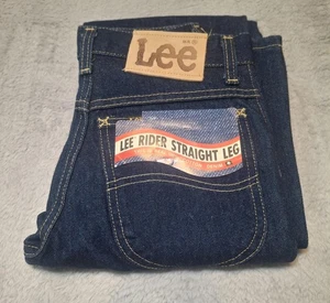 Vintage Lee normale Passform gerades Bein schwere Herrenjeans 25 x 32 siehe Beschreibung - Bild 1 von 11