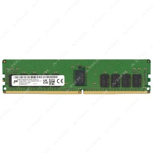 Micron 16GB DDR4 PC4-25600 ECC RDIMM Server Memory RAM (MTA18ASF2G72PDZ-3G2E1) - Picture 1 of 2