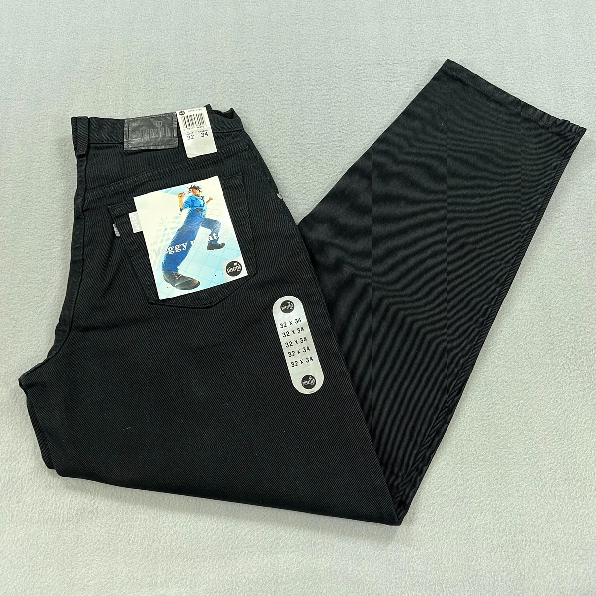 levi's silvertab massive 33×34 VINTAGE Levi's Silvertab Carpenter Jeans Men's 34x32 Olive Grey