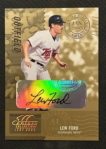 2005 Leaf Century Lew Ford #71 Firma Marchi Postali Oro Auto /50 - Foto 1 di 2