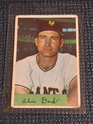 1954 Bowman Alvin Dark #41 - Fair - Soft/Dinged Corners/Creases Front Right - Image 1 of 2