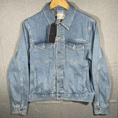 NWT RAG & BONE DEFINITIVE JEAN JACKET COLOR FIRE ISLAND NWT SIZE‎ M MENS - Image 1 of 4