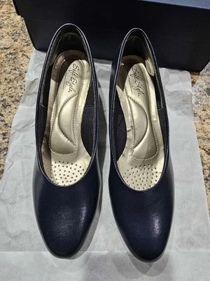 NUEVO EN CAJA CACHORROS HUSH ESTILO SUAVE Azul Marino Elegancia En Caja 8M MUJER TRABAJO INFORMAL Foto 1 de 4