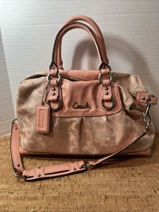 Coach Y2K Signature Ashley Sateen Satchel Schultertasche Peony Pink F15443 - Bild 1 von 8