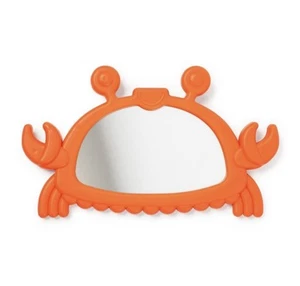 Target Bullseye’s Playground Bathtub Mirror w/Suction Cups - Red Crab 🦀- NEW - Picture 1 of 5