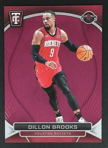 Tarjeta Rockets 2024-25 Panini totalmente certificada Dillon Brooks #99 espejo granate - Imagen 1 de 2