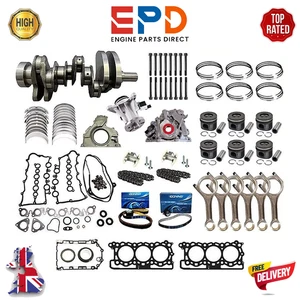 LAND RANGE ROVER 306DT 3.0 DIESEL GEN 2 CIGÜEÑAL FORJADO + KIT DE RECONSTRUCCIÓN DEL MOTOR NUEVO - Imagen 1 de 10