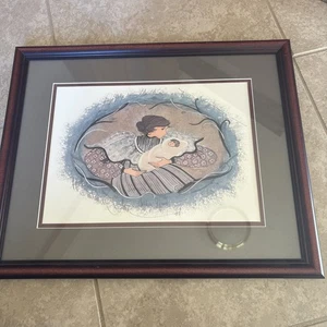 P Buckley Moss "Mother’s Heart" Druck, 1996, gerahmt, #/1000 - Bild 1 von 10
