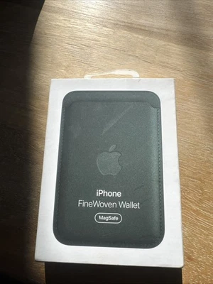 苹果 iPhone Mag 安全常绿全新带盒精细编织磁性 MagSafe 钱包 — 第 1/4 张图片