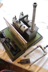 Extrem seltener Märklin Doppelkessel Dampflok Dynamo um 1915 - Bild 1 von 19