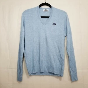 Vintage Garan V-Neck Strickpullover hellblau Gr. M Medium Pulli Made in USA - Bild 1 von 9