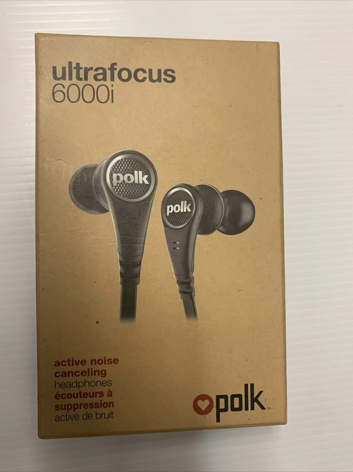 Auriculares con cancelación activa de ruido Polk Audio Ultra Focus 6000i de alto rendimiento Foto 1 de 4