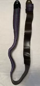 Vintage ACE Gitarrengurt blau rosa lila Patttern - Bild 1 von 8