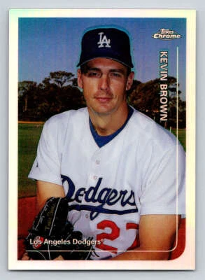 1999 Topps Chrome Refractors #285 Kevin Brown (ref 198881) - Image 1 of 2