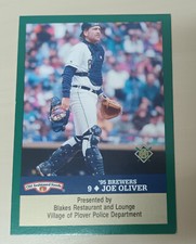 1995 Milwaukee Brewers Police Cards - Blakes Restaurant and Lounge Village of...