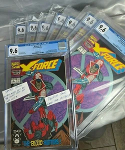 X-Force #2 CGC 9.6 ❄️WHITE Pages❄️1st Weapon X{Garrison Kane}{2nd Deadpool} 1991 - Picture 1 of 3