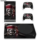 Skull Theme For Xbox Series S Console+2 Controller Vinyl Sticker Gifts