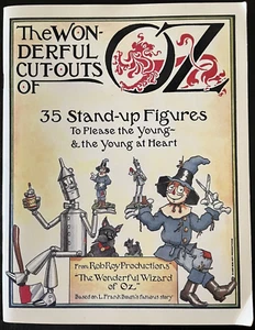 Wonderful Cut Outs of OZ Cutout 35 Stand Ups Book for Young at Heart 1985 - Imagen 1 de 6