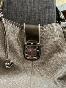 Brighton  Bag with side zippers, add inches and color, big buckle lock adds chic - Picture 1 of 9