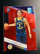2022-23 Panini Donruss Elite Rookies Andrew Nembhard #234 RC Red Die-Cut /98