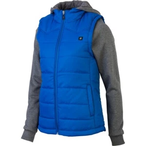 NUEVOS DC Zapatos Topeka Cremallera Completa Chaqueta con Sudadera con Sudadera - Mujer Pequeña - Esquí de Snowboard - Imagen 1 de 2