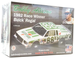 Salvinos JR Models Bobby Allison "Gatorade" 1982 Buick Regal 1/24 Model Car Kit - Picture 1 of 3