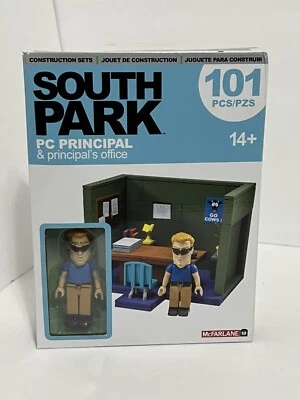 South Park PC Principal & Office 101 PC Nuevo Juego de Construcción McFarlane. D4 Foto 1 de 2