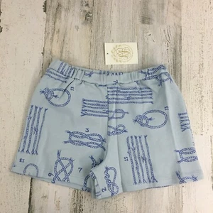 The Beaufort Bonnet Company Shipley Shorts Yachts of Knots Blue Girls Sz 6 NWT - Picture 1 of 10