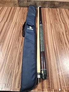 Sportcraft Wooden Pool Cue 2 Pieces one Stick 57" Measures 20 oz - Picture 1 of 8