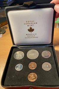 Canadá 1973 7 monedas conjunto personalizado a prueba ~ original con estuche y certificado de autenticidad ~ km CPL3 - Imagen 1 de 5