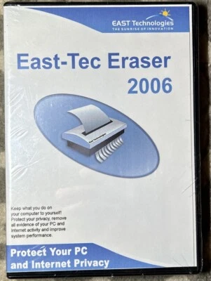 2006 East-tec Eraser, remove delete internet traces  PC Privacy Protection DISC - Image 1 of 2