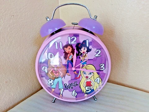 Livin Bratz Blazin Hot Battery Operated Pink Oversized Alarm Clock Cover