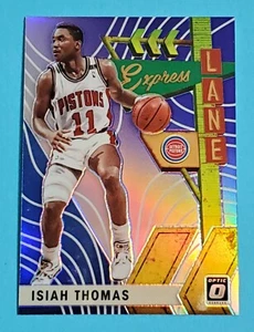 2019-20 Donruss Optic Express Lane PURPLE PRIZM Isiah Thomas Pistons #2 - Picture 1 of 2