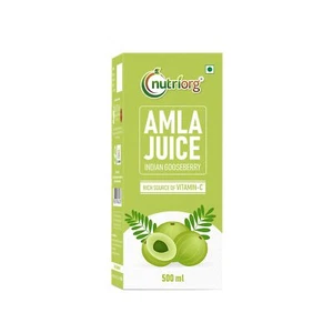 Nutriorg Amla Juice 500ml Bottle - Picture 1 of 8