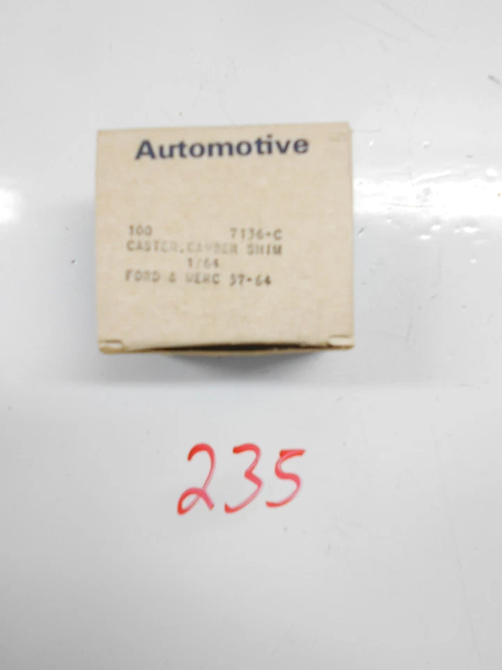 NOS 57-64 Ford & Mercury Camber Caster 1/64 Adjustment Shims 7136-C - Image 1 of 1