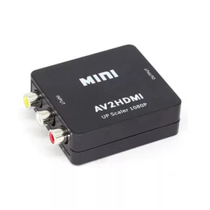 RCA AV to HDMI HD Converter Video Adapter XBOX 360 PS1 N64 Wii NES SNES Sega - Picture 1 of 1